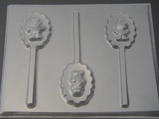 351sp Baby Sesame Friends Chocolate Candy Lollipop Mold